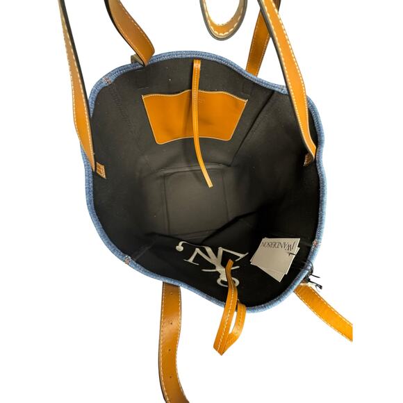 JW Anderson NWT Denim Belt Tote Bag in Blue - Picture 4 of 16